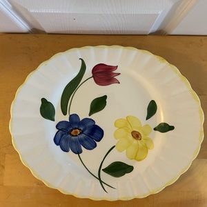 Blue Ridge Sun Bouquet platter